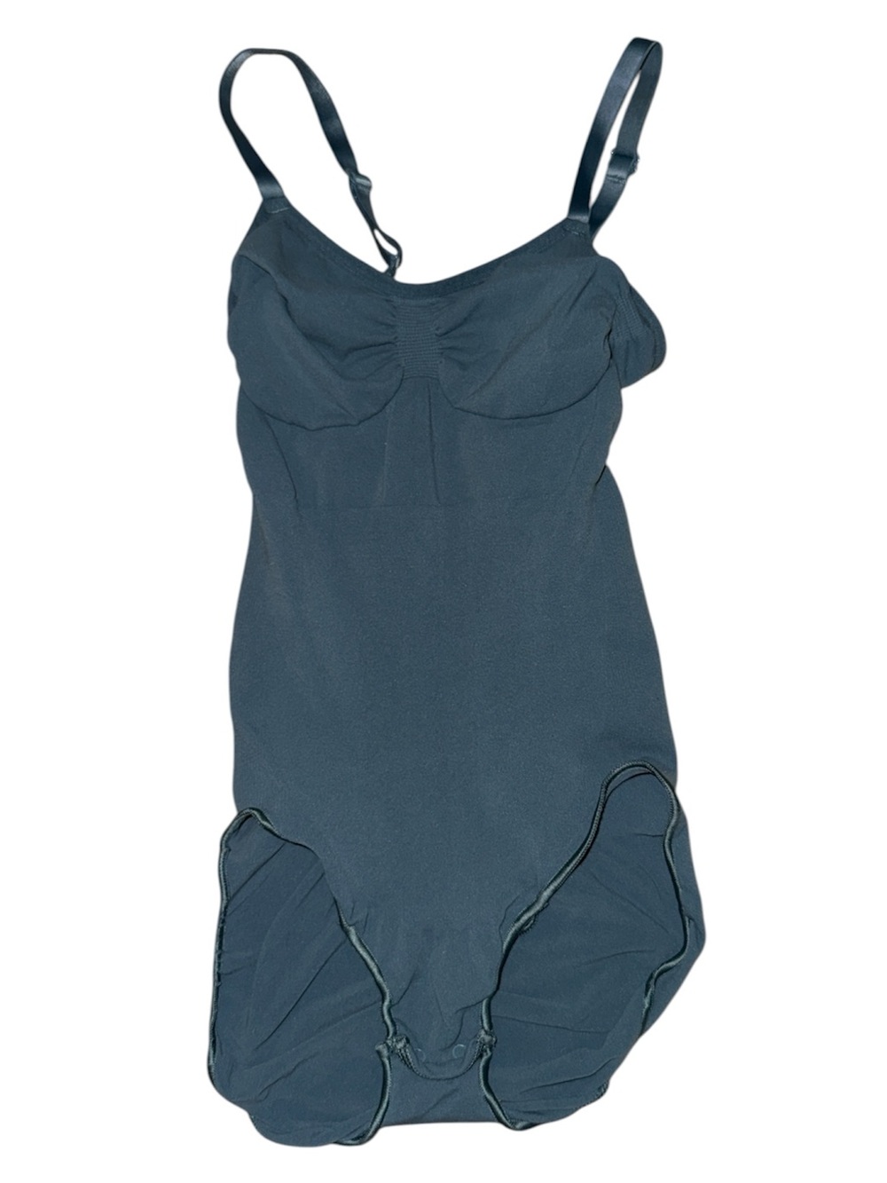 SKIMS Seamless Sculpt Brief Bodysuit Built-In Cup Shapewear Blue S/M